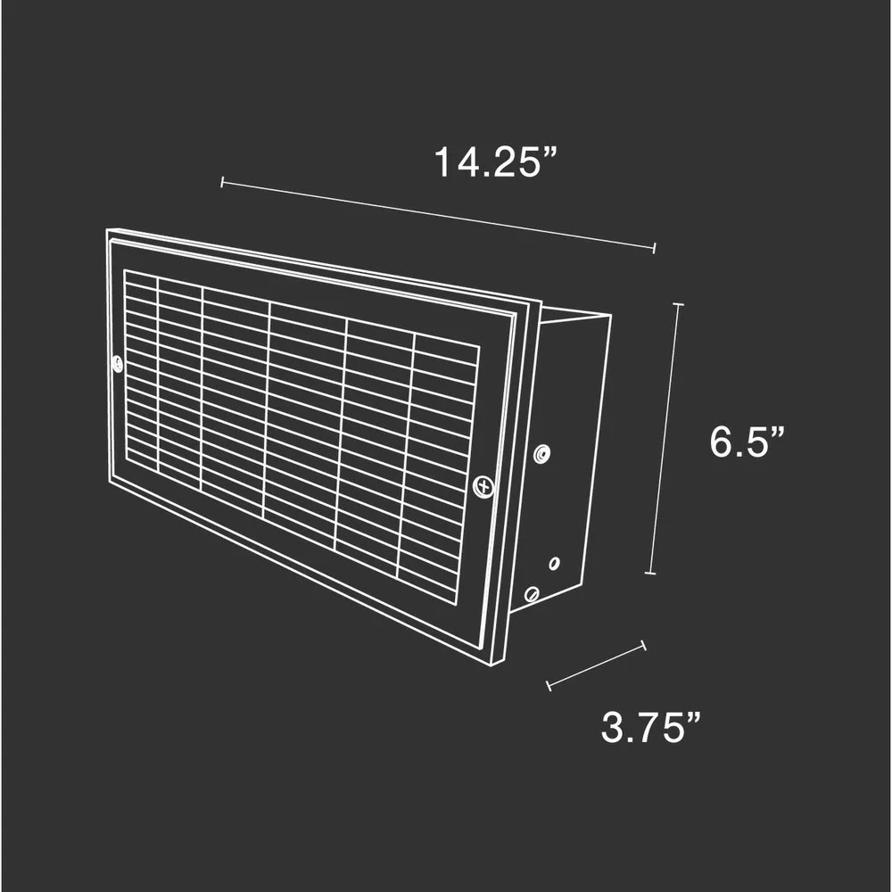 Quick Vent Safe RFID Hidden Wall Safe Concealment Magnetic Locking System White